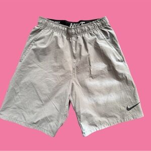 Nike dri fit men's small gray athletic shorts